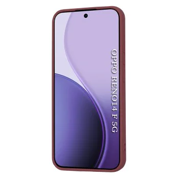 Калъф за Oppo Reno14 F / Reno14 FS 5G - Techsuit - SoftFlex - Сливово червен