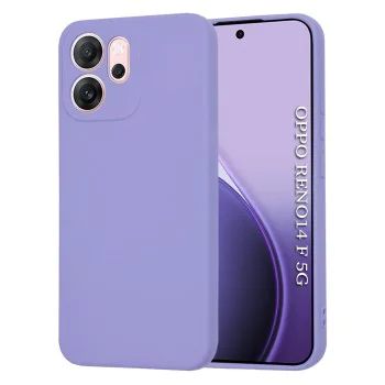Калъф за Oppo Reno14 F / Reno14 FS 5G - Techsuit - SoftFlex - Светло лилав