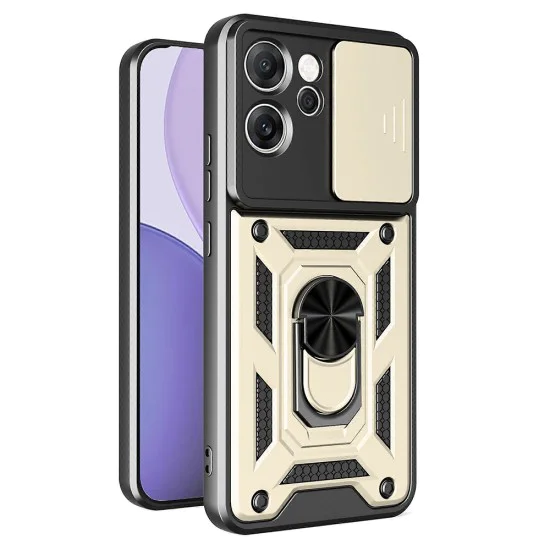 Калъф за Oppo Reno14 F / Reno14 FS 5G - Techsuit - серия CamShield - златен