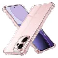 Калъф за Oppo Reno14 F - Удароустойчив Прозрачен Силиконов - Прозрачен