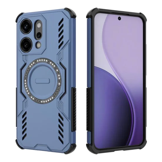 Калъф за Oppo Reno14 Pro - ArmorMag Case - Син