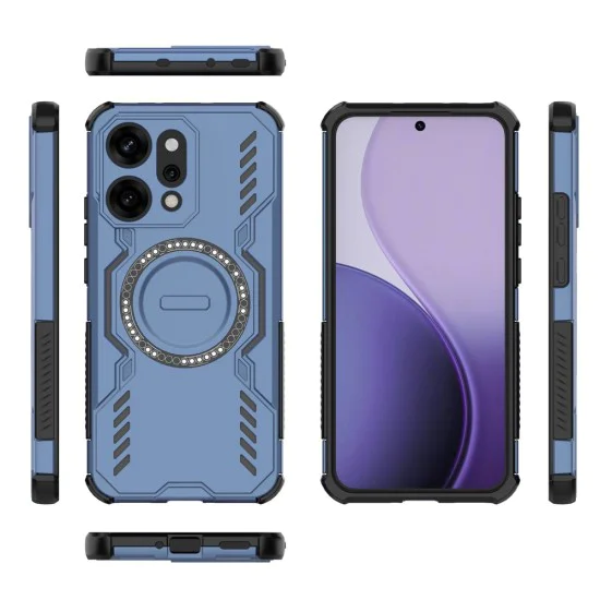 Калъф за Oppo Reno14 Pro - ArmorMag Case - Син