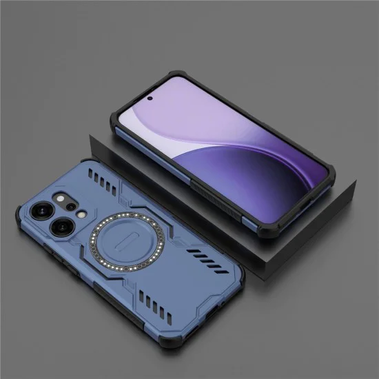 Калъф за Oppo Reno14 Pro - ArmorMag Case - Син