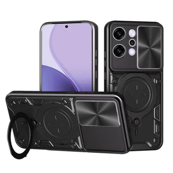 Калъф – Oppo Reno14 Pro – Techsuit CamGuard Pro – Черен