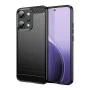 Калъф за Oppo Reno14 Pro - Techsuit - Carbon Silicone - Черен