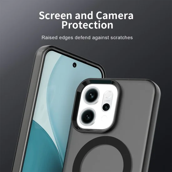 Калъф за Oppo Reno14 - Techsuit CandyCase MagSafe - Черен