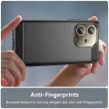 Калъф за Oppo Reno14 - Techsuit - Carbon Silicone - Черен