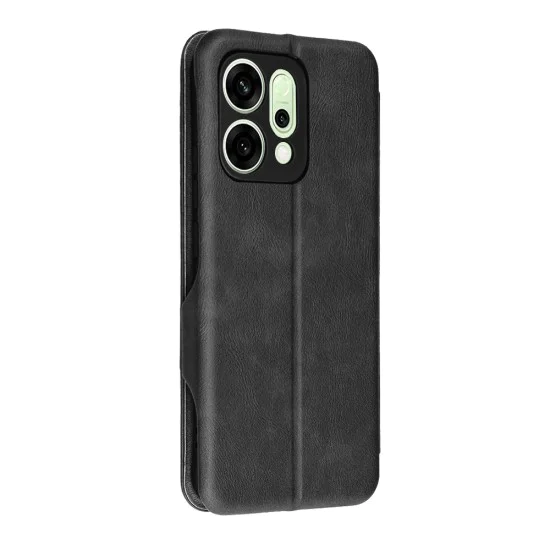 Калъф за Oppo Reno14 - Techsuit Safe Wallet Plus - Черно