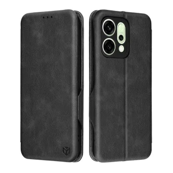 Калъф за Oppo Reno14 - Techsuit Safe Wallet Plus - Черно