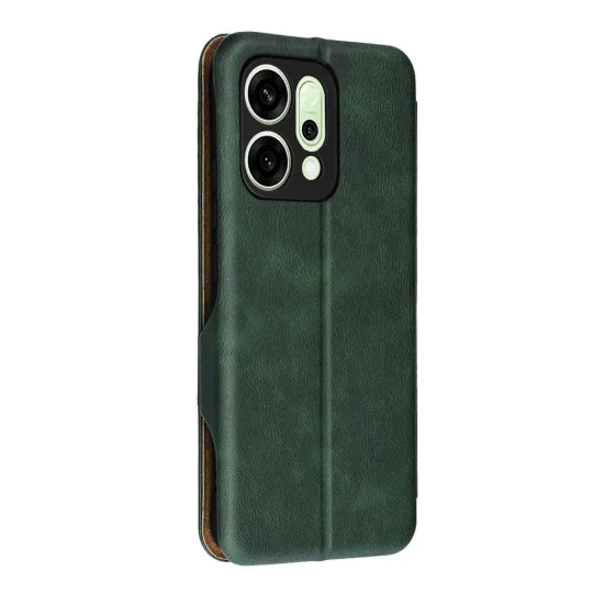Калъф за Oppo Reno14 - Techsuit Safe Wallet Plus - Зелено