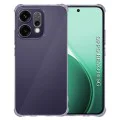 Калъф за Oppo Reno14 - Techsuit - Shockproof Clear Silicone - Опушено Черен