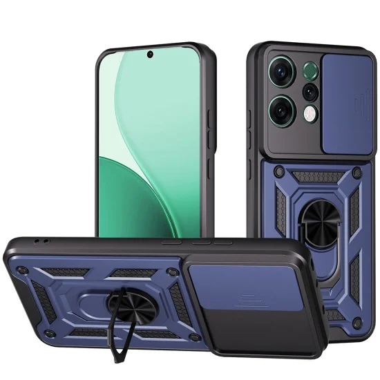Калъф за Oppo Reno14 - Techsuit - серия CamShield - Син