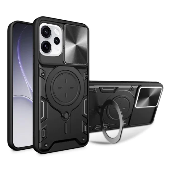 Калъф за Oppo Reno15 - CamGuard Pro - Techsuit - Черен