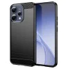 Калъф за Oppo Reno15 - Carbon Silicone - Techsuit - Черен