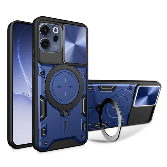 Калъф за Oppo Reno15 F / Reno15 FS 5G - CamGuard Pro - Techsuit - Син
