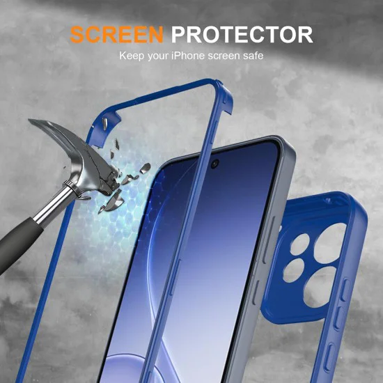 Калъф за Oppo Reno15 F / Reno15 FS 5G - ColorVerse 360 Series + Screen Protector - Techsuit - Черен
