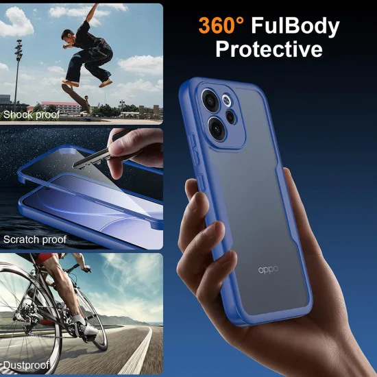 Калъф за Oppo Reno15 F / Reno15 FS 5G - ColorVerse 360 Series + Screen Protector - Techsuit - Черен