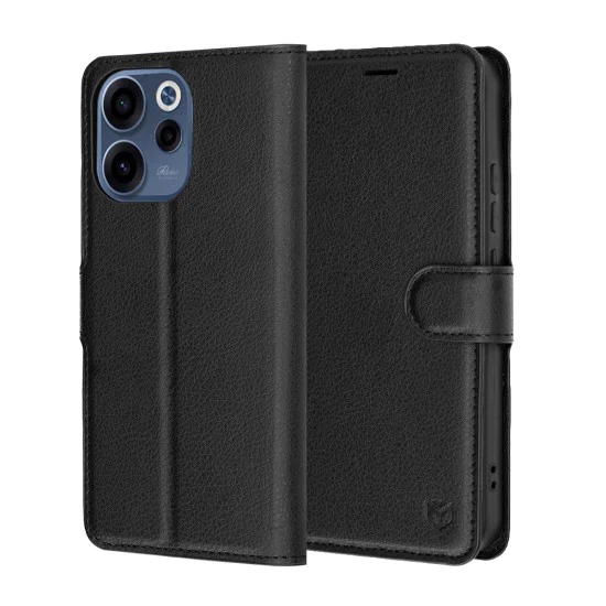 Калъф за Oppo Reno15 F / Reno15 FS 5G - Leather Folio - Techsuit - Черен