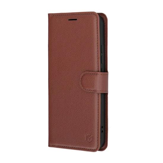 Калъф за Oppo Reno15 F / Reno15 FS 5G - Leather Folio - Techsuit - Кафяв