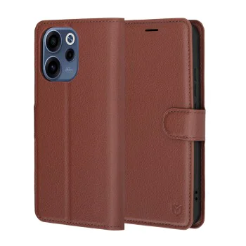 Калъф за Oppo Reno15 F / Reno15 FS 5G - Leather Folio - Techsuit - Кафяв