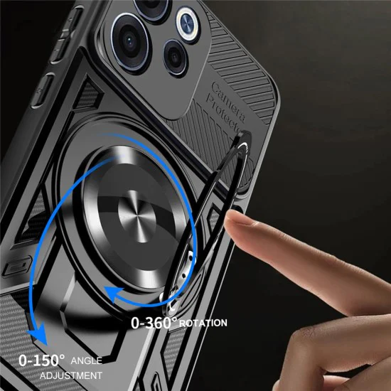 Калъф за Oppo Reno15 F / Reno15 FS 5G - RuggedCam - Techsuit - Лилав
