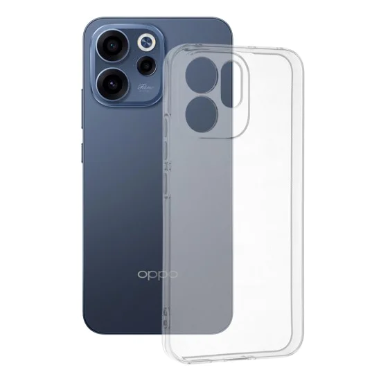 Калъф за Oppo Reno15 F / Reno15 FS 5G - Techsuit Clear Silicone - Прозрачен
