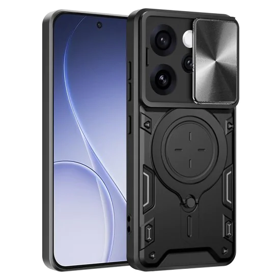Калъф за Oppo Reno15 Pro - CamGuard Pro - Techsuit - Черен
