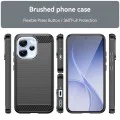 Калъф за Oppo Reno15 Pro - Carbon Silicone - Techsuit - Черен