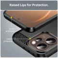 Калъф за Oppo Reno15 Pro Max - Carbon Silicone - Techsuit - Черен