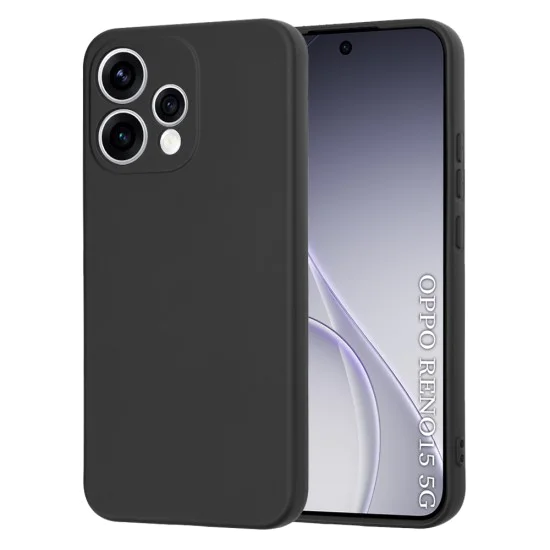 Калъф за Oppo Reno15 - SoftFlex - Techsuit - Черен