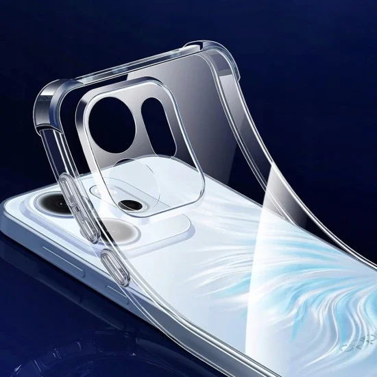 Калъф за Oppo Reno15 - Techsuit Shockproof Clear Silicone - Прозрачен