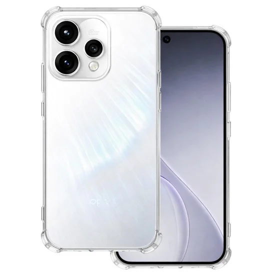Калъф за Oppo Reno15 - Techsuit Shockproof Clear Silicone - Прозрачен