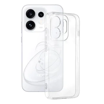 Калъф за Oppo Reno16 - Clear Silicone - Techsuit - Прозрачен