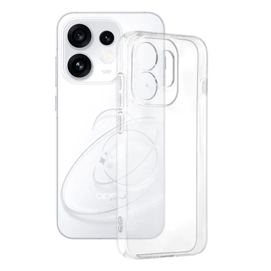 Калъф за Oppo Reno16 - Clear Silicone - Techsuit - Прозрачен