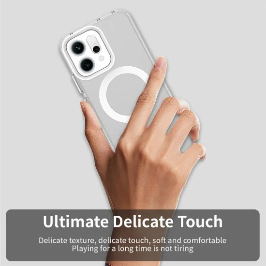 Калъф за Oppo Reno16 F / Reno16 FS - CandyCase MagSafe - Techsuit - Бял
