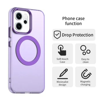 Калъф за Oppo Reno16 F / Reno16 FS - CandyCase MagSafe - Techsuit - Лилав