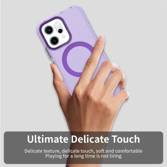 Калъф за Oppo Reno16 F / Reno16 FS - CandyCase MagSafe - Techsuit - Лилав