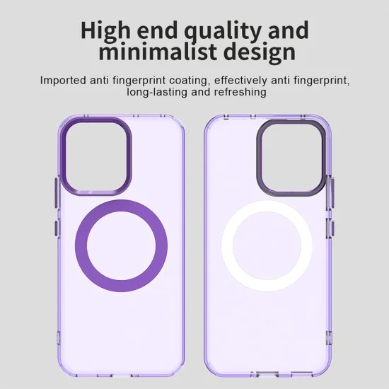 Калъф за Oppo Reno16 F / Reno16 FS - CandyCase MagSafe - Techsuit - Лилав