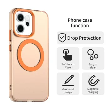 Калъф за Oppo Reno16 F / Reno16 FS - CandyCase MagSafe - Techsuit - Оранжев