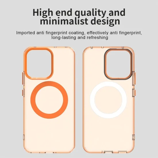 Калъф за Oppo Reno16 F / Reno16 FS - CandyCase MagSafe - Techsuit - Оранжев