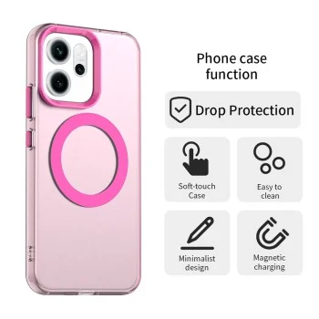 Калъф за Oppo Reno16 F / Reno16 FS - CandyCase MagSafe - Techsuit - Розов