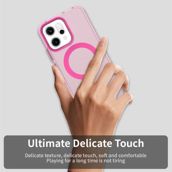 Калъф за Oppo Reno16 F / Reno16 FS - CandyCase MagSafe - Techsuit - Розов