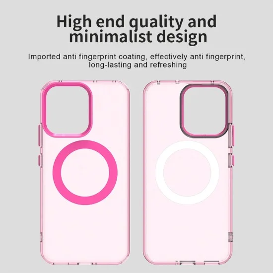 Калъф за Oppo Reno16 F / Reno16 FS - CandyCase MagSafe - Techsuit - Розов