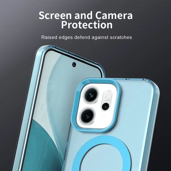 Калъф за Oppo Reno16 F / Reno16 FS - CandyCase MagSafe - Techsuit - Син