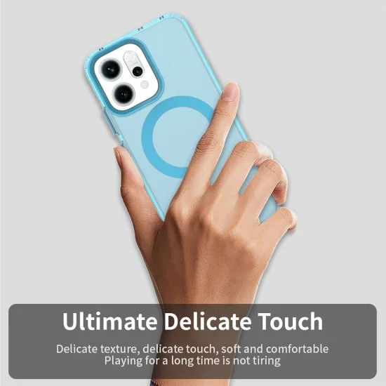 Калъф за Oppo Reno16 F / Reno16 FS - CandyCase MagSafe - Techsuit - Син