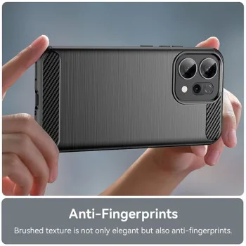 Калъф за Oppo Reno16 F / Reno16 FS - Carbon Silicone - Techsuit - Син