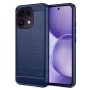 Калъф за Oppo Reno16 F / Reno16 FS - Carbon Silicone - Techsuit - Син