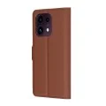 Калъф за Oppo Reno16 F / Reno16 FS - Leather Folio - Techsuit - Кафяв