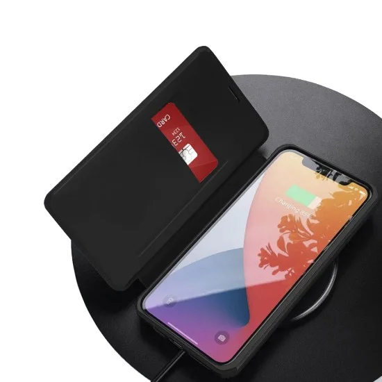 Калъф за Oppo Reno16 F / Reno16 FS - Magskin Book - Techsuit - Черен