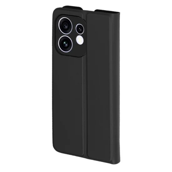 Калъф за Oppo Reno16 - Magskin Book - Techsuit - Черен